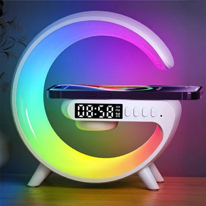 G-LAMP Light Up Wireless Speaker Intelligent LED Table Lamp with Bluetooth charging