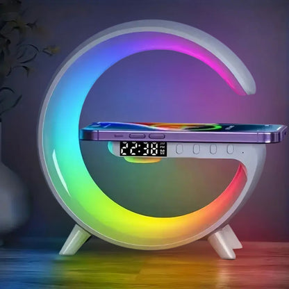 G-LAMP Light Up Wireless Speaker Intelligent LED Table Lamp with Bluetooth charging