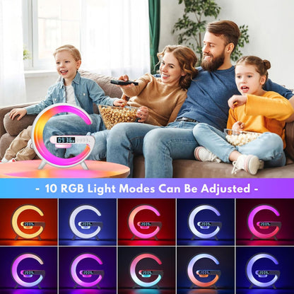 G-LAMP Light Up Wireless Speaker Intelligent LED Table Lamp with Bluetooth charging