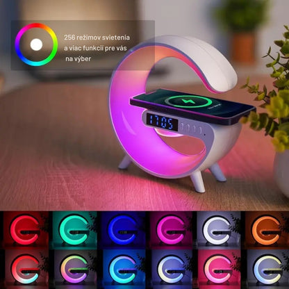 G-LAMP Light Up Wireless Speaker Intelligent LED Table Lamp with Bluetooth charging