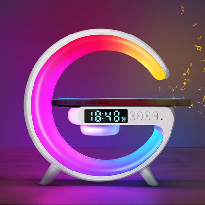 G-LAMP Light Up Wireless Speaker Intelligent LED Table Lamp with Bluetooth charging