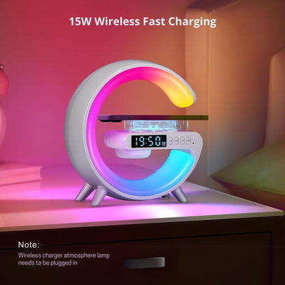 G-LAMP Light Up Wireless Speaker Intelligent LED Table Lamp with Bluetooth charging