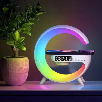 G-LAMP Light Up Wireless Speaker Intelligent LED Table Lamp with Bluetooth charging