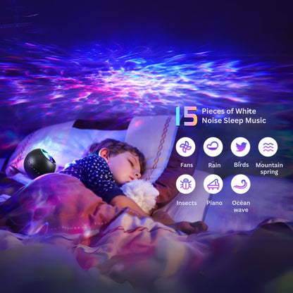 Galaxy Light Projector with 15 White Noise Recordings