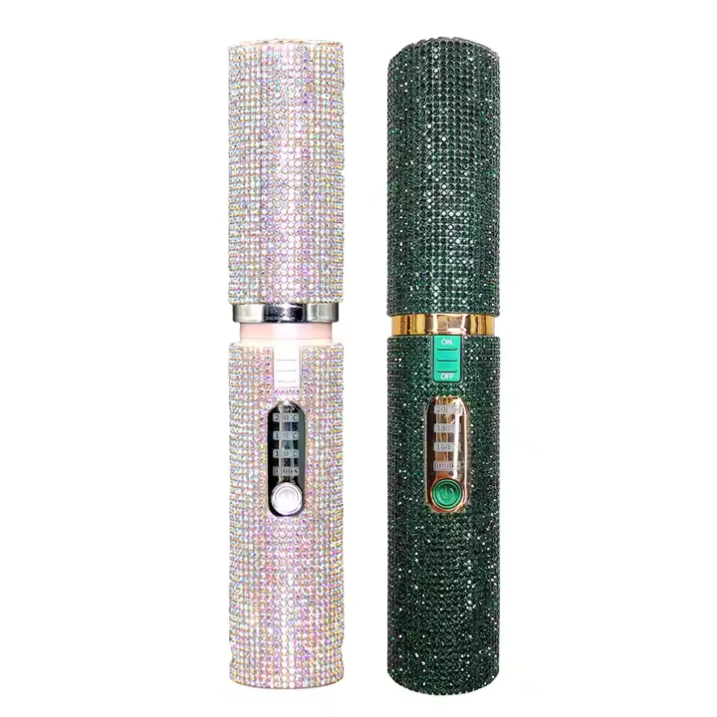 Glittering Flat Iron 2 in 1 Curling Iron With USB Cordless & Rechargeable