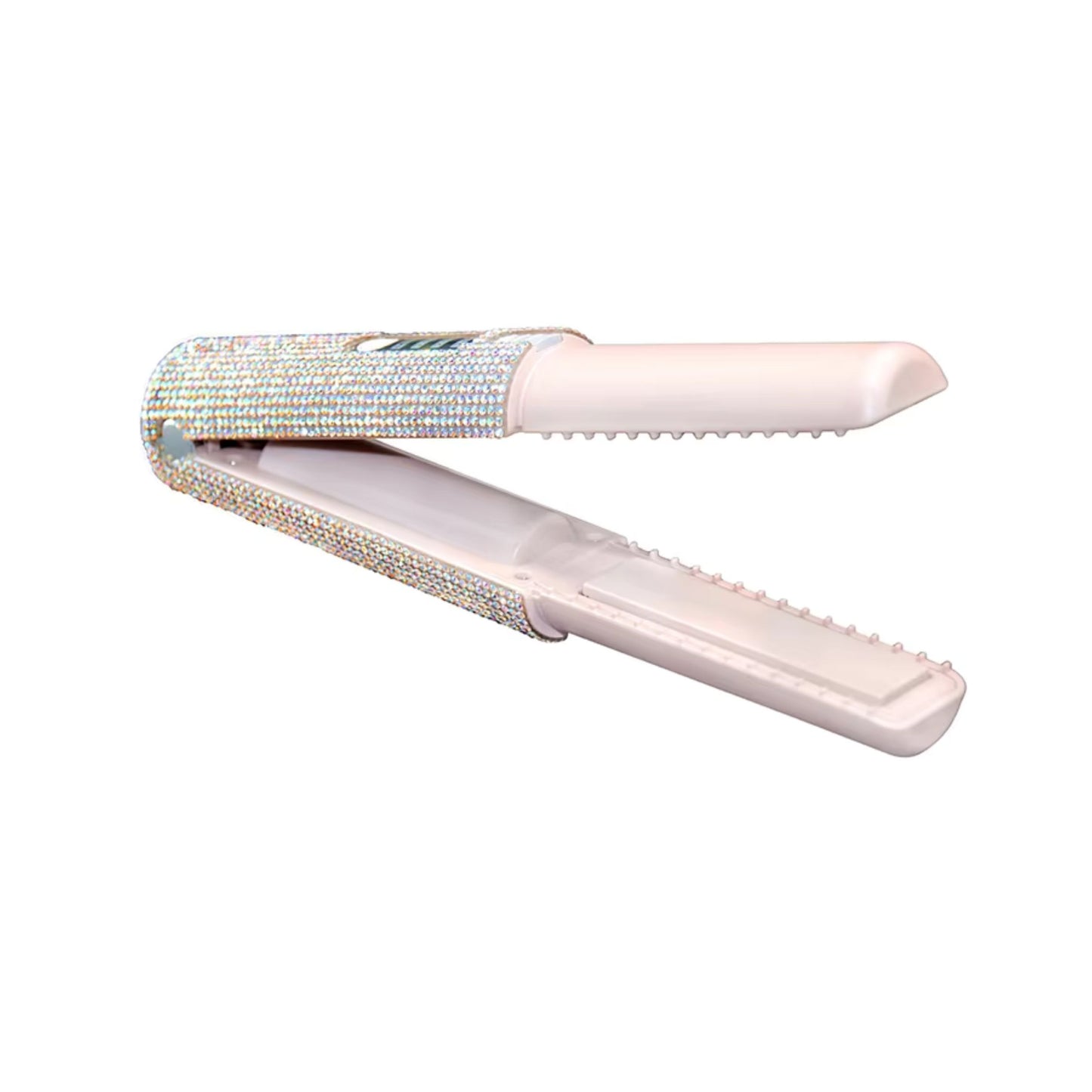 Glittering Flat Iron 2 in 1 Curling Iron With USB Cordless & Rechargeable