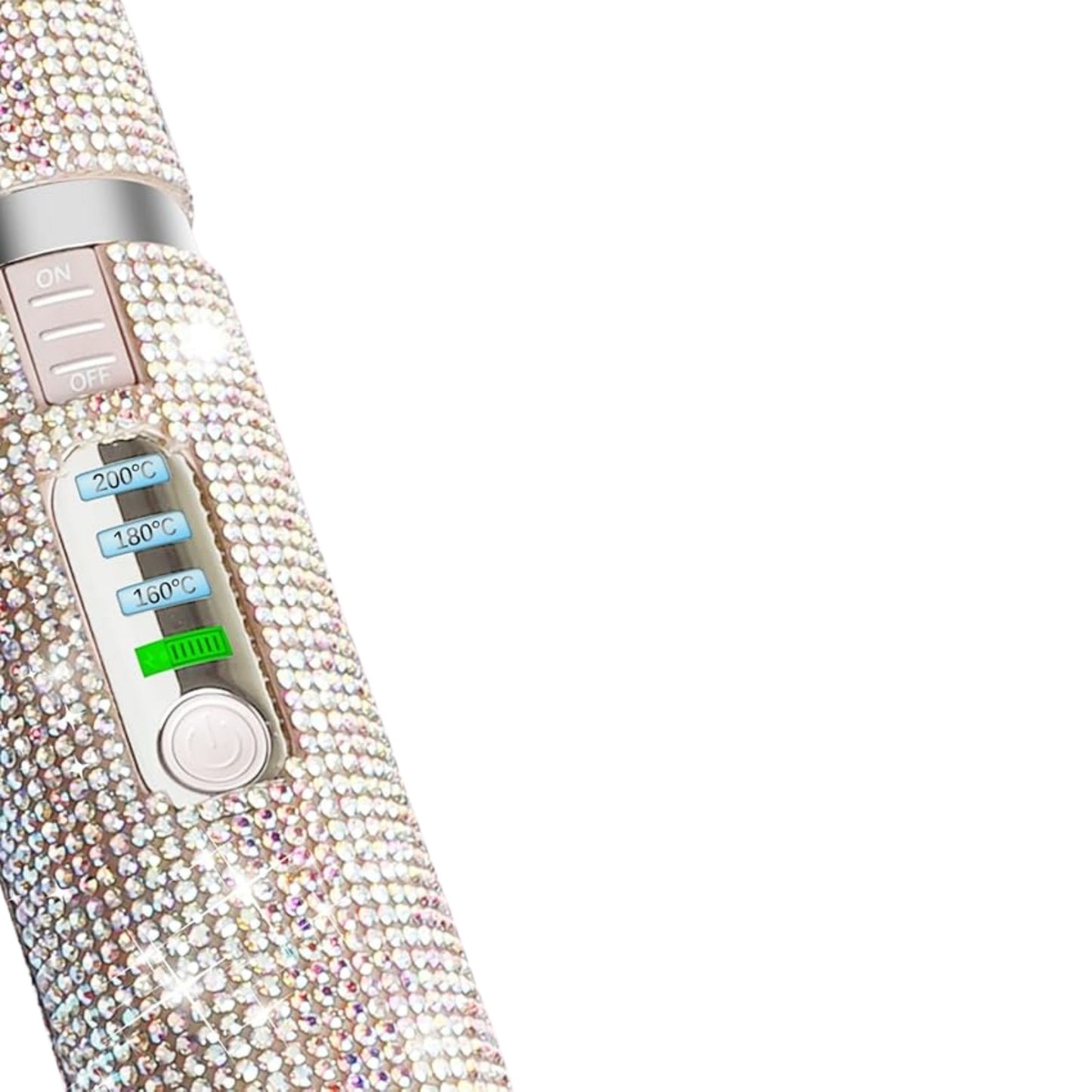 Glittering Flat Iron 2 in 1 Curling Iron With USB Cordless & Rechargeable