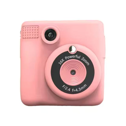 Instant Print Camera for Kids Selfie Digital Portable Camera 1080P HD