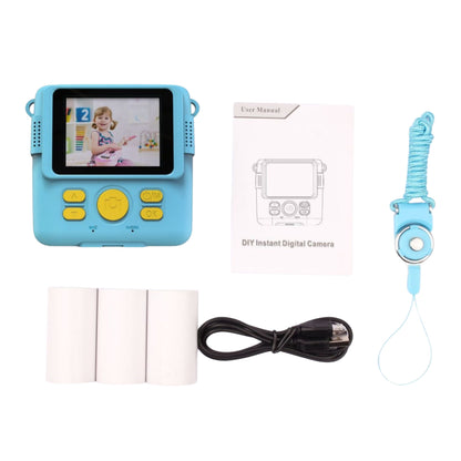 Instant Print Camera for Kids Selfie Digital Portable Camera 1080P HD