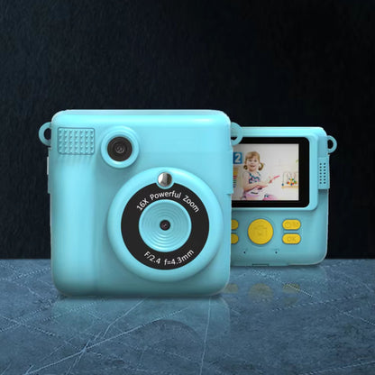 Instant Print Camera for Kids Selfie Digital Portable Camera 1080P HD