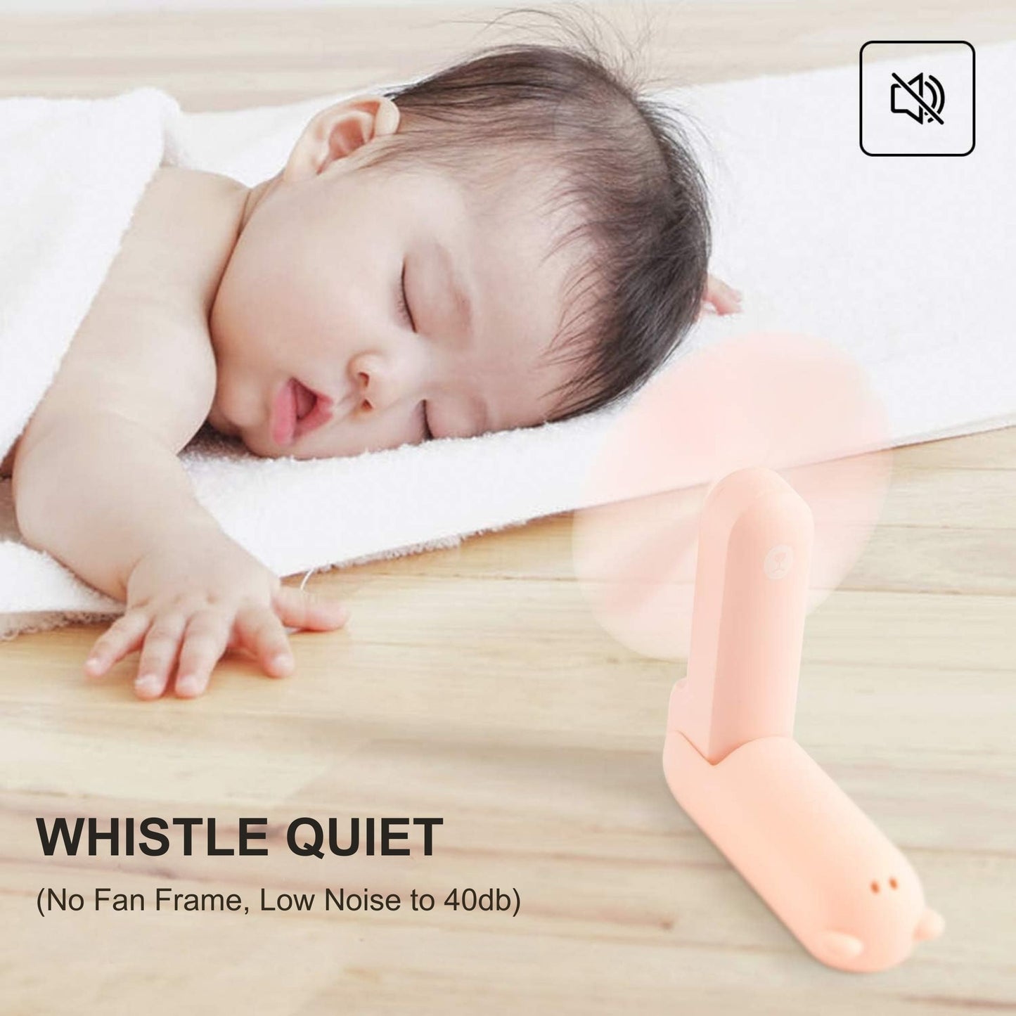 Mini Fan, 3 IN 1 USB Rechargeable Portable Fan