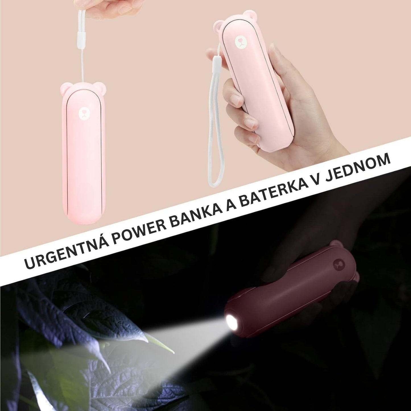 Mini Fan, 3 IN 1 USB Rechargeable Portable Fan