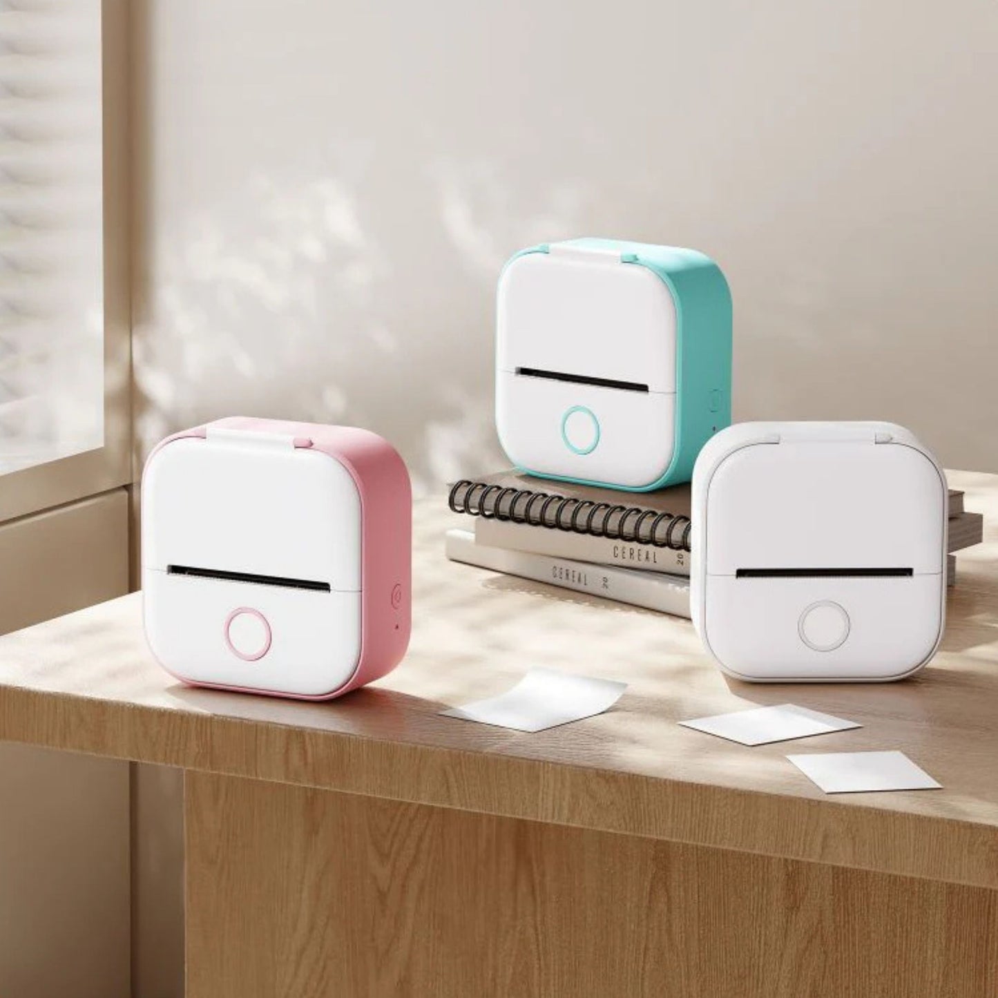 Mini Inkless Thermal Portable Bluetooth Sticker Printer
