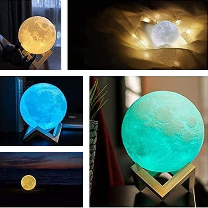 Moon Shaped Lamp LED Galaxy Light