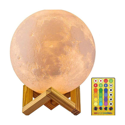 Moon Shaped Lamp LED Galaxy Light