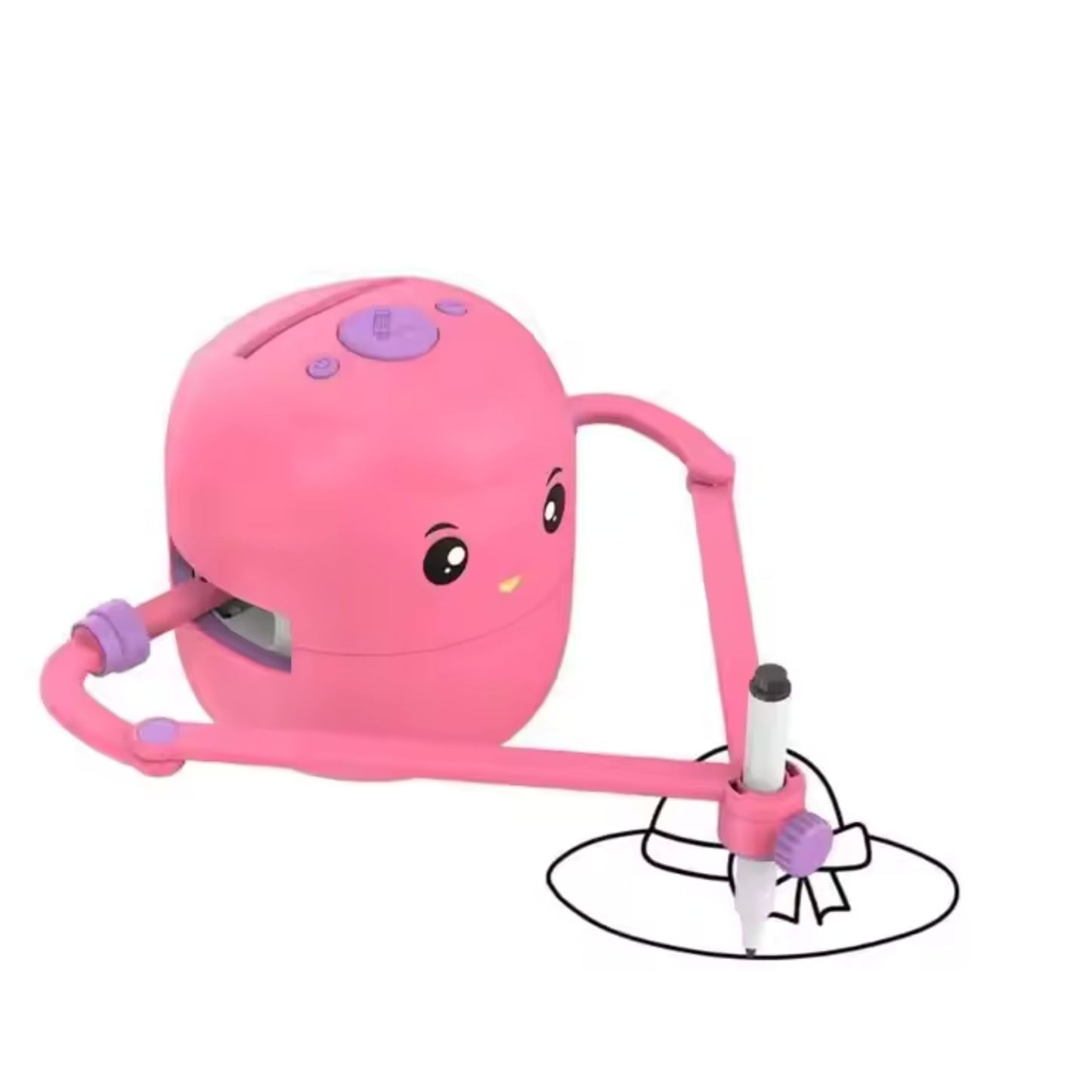 Smart Interactive Educational Drawing Robot for Kids Montessori Learning Toy with 100 Word Cards