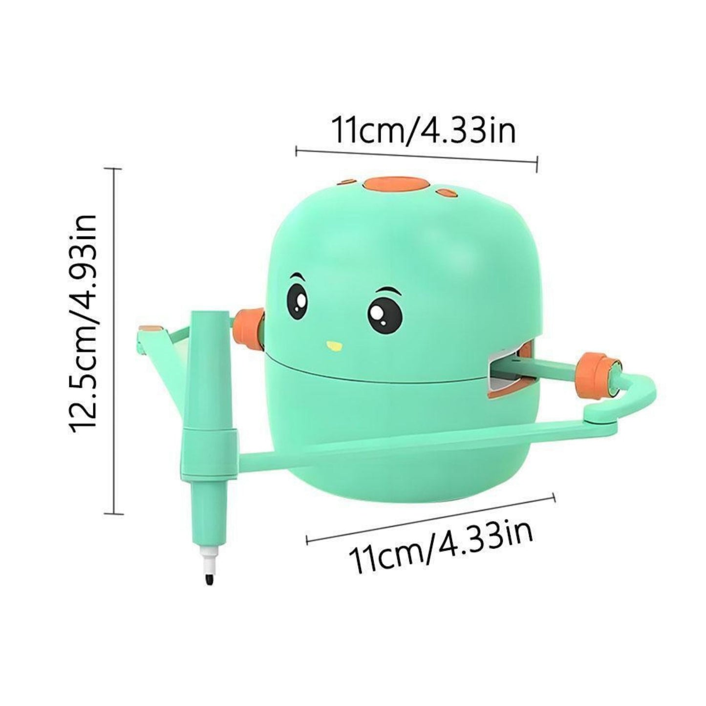 Smart Interactive Educational Drawing Robot for Kids Montessori Learning Toy with 100 Word Cards