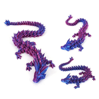 3D Printed Crystal Dragon Egg with Dragon Inside
